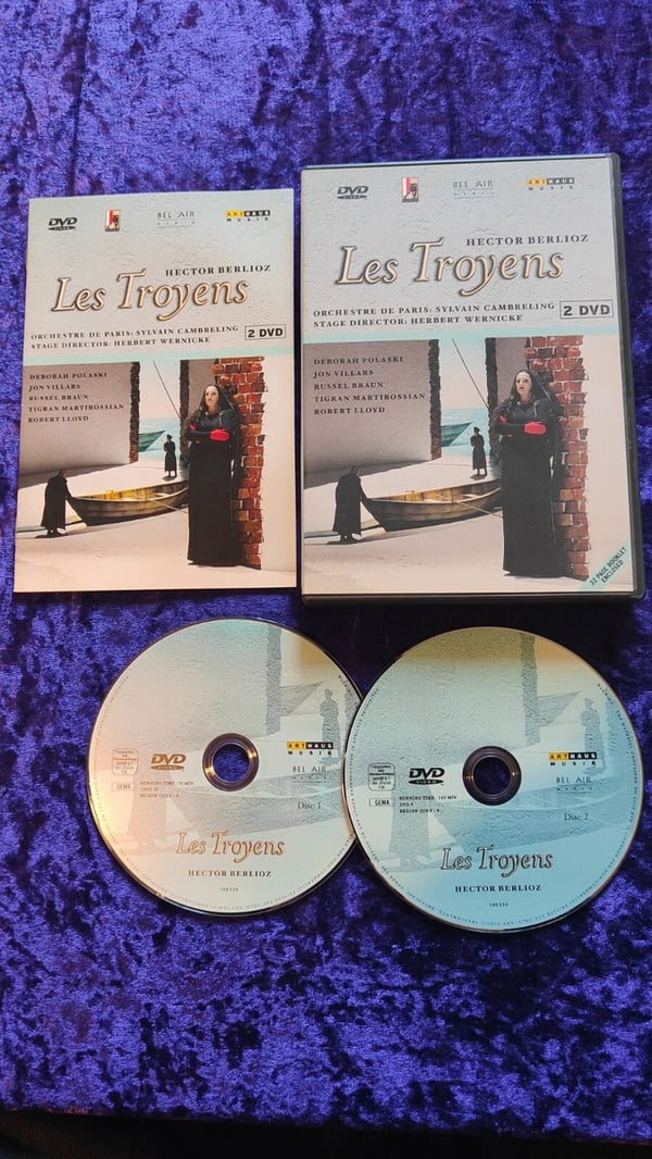 Les Troyens Hector Berlioz Opera Polaski Villars Braun Set Arthaus DVD