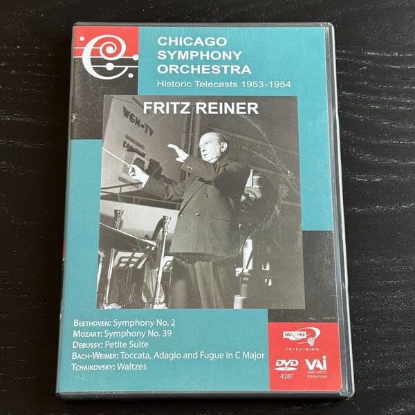Fritz Reiner & Chicago Symphony Orchestra: Historiske TV-udsendelser (1953) DVD