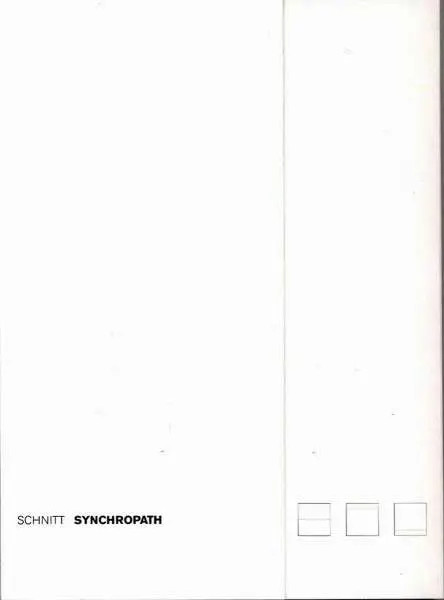 Schnitt Synchopath SYNC DVD Schnitt Synchopath SYNC DVD