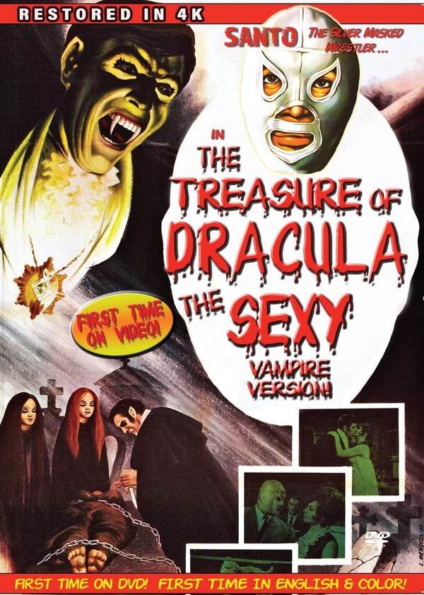 Santo In The Treasure Of Dracula: The Sexy Vampire Version – DVD