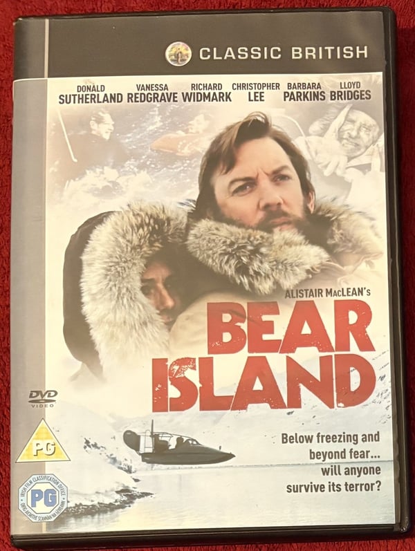 Bear Island - Donald Sutherland i film baserad på Alistair MacLean bok DVD (1979)