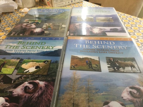 Behind the Scenery: Farmer Diaries - Englands Lake District 4 DVD-sett