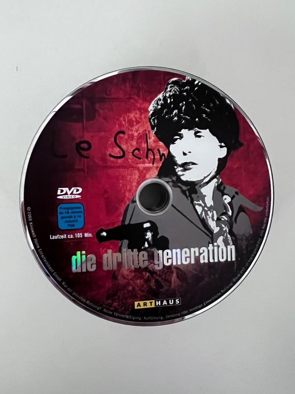 Die dritte Generation (DVD) – Uden cover
