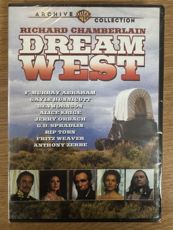 Dream West - 2-disc sett med Richard Chamberlain DVD (1986)