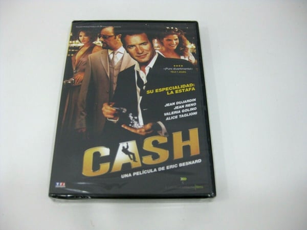 Cash - DVD med Jean Dujardin, Jean Reno og Valeria Golino