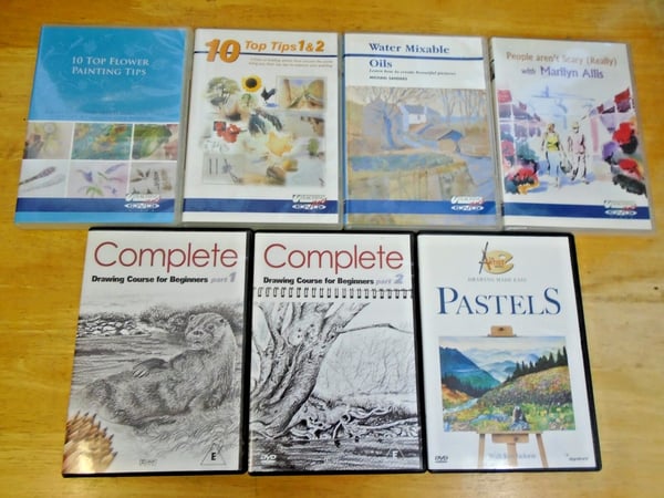 Teaching Art Bundle (Oljemaling, Pastell etc.) DVD