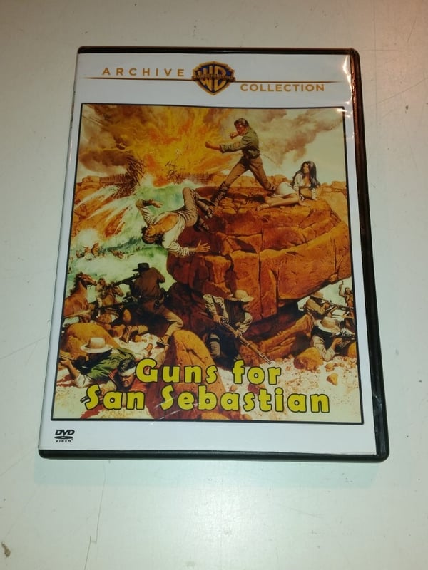 Guns for San Sebastian - Westernfilm på DVD