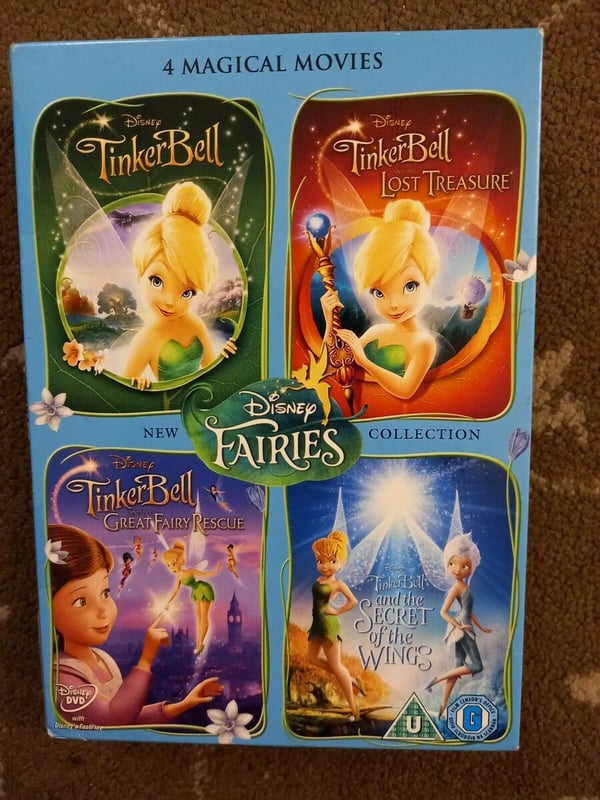 4 Tinkerbell film: Børnenes Disney-samling DVD