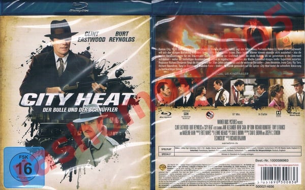 CITY HEAT (1984) Blu-ray - Clint Eastwood, Burt Reynolds