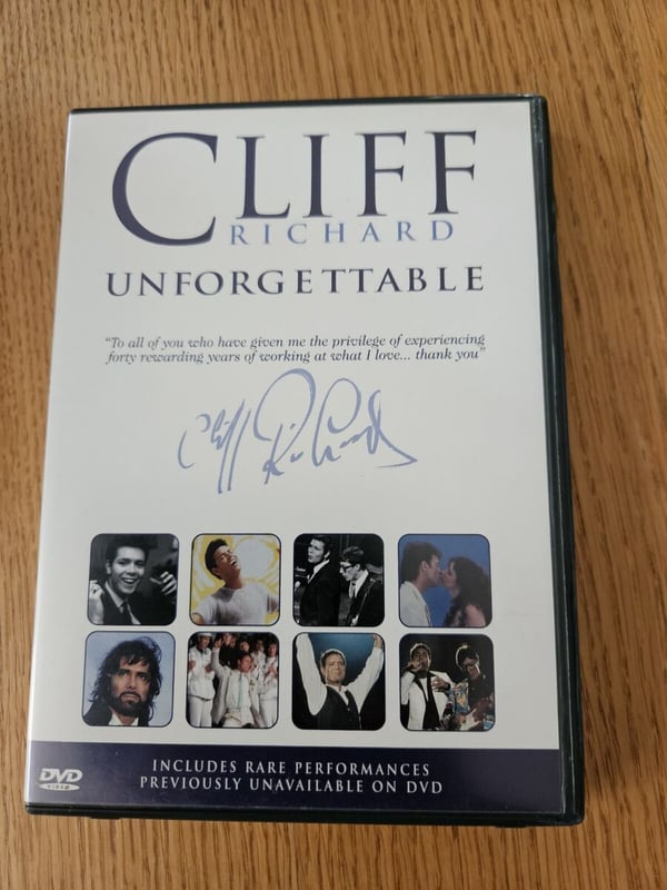 Cliff Richard: Unforgettable – Inkl. Sjældne Optrædener DVD