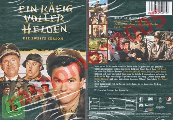Hogan's Heroes TV-sarja Kausi 2 – Bob Crane DVD