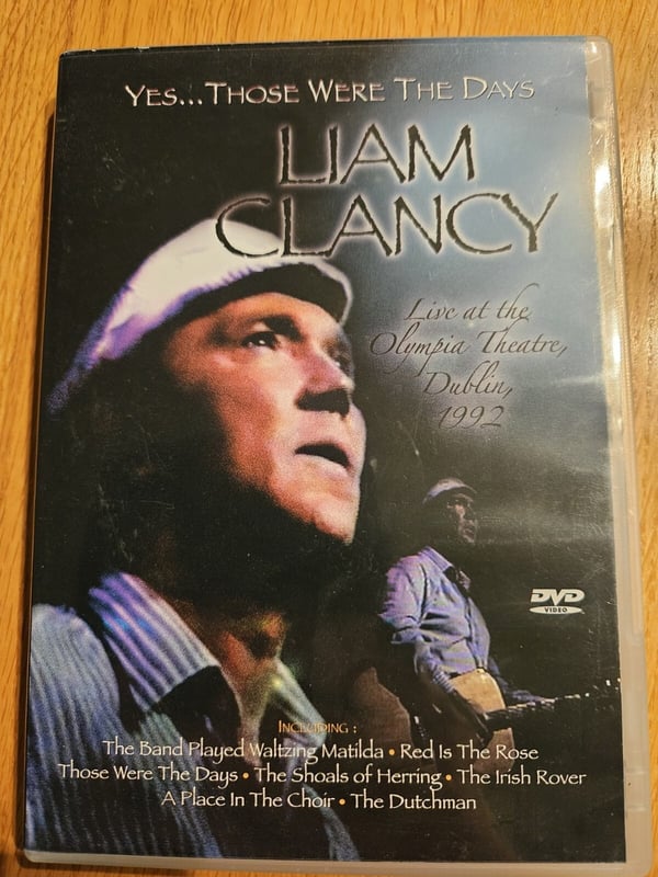 Liam Clancy: Yes Those Were The Days - Dublin Music DVD (1992)