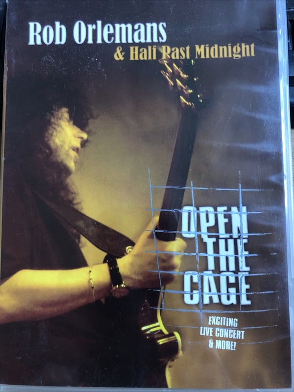Rob Orlemans & Half Past Midnight - Open the Cage DVD