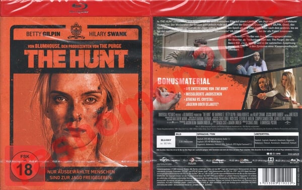 The Hunt - Trilleri Betty Gilpinin ja Hilary Swankin kanssa (2020) Blu-ray
