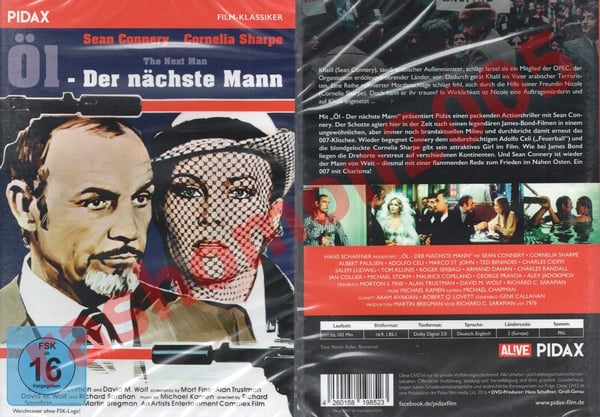 The Next Man DVD med Sean Connery (1976)