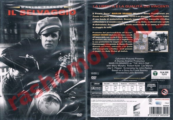 The Wild One - Marlon Brando, Lee Marvin (1953) DVD