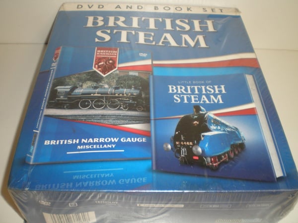 BRITISH STEAM Bog & Sæt DVD