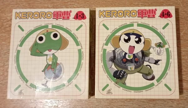 Sgt Frog / Keroro Gunso Ep 1-6 (Kantonesisk Dub) Video CD