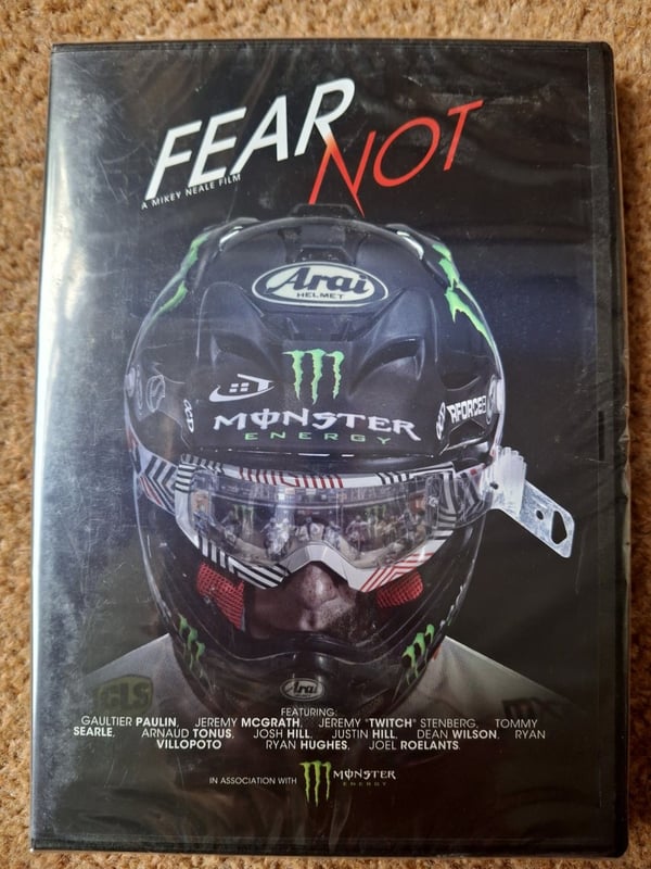FEAR NOT Monster Energy Motocross Jeremy McGrath DVD
