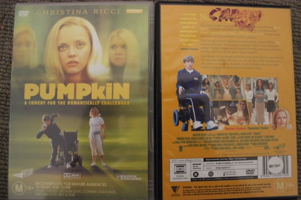Pumpkin – Romantisk film med Christina Ricci (DVD)