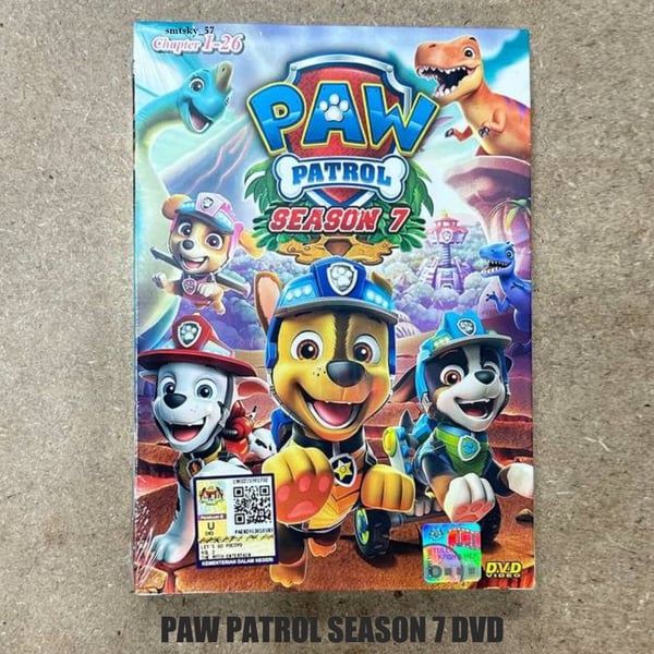 PAW Patrol Koko Sarja Kausi 7 (Vol. 1-26) - Englanninkielinen DVD