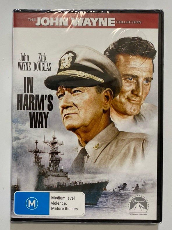 In Harm's Way: Actionfylt krigsfilm med John Wayne & Kirk Douglas (DVD)