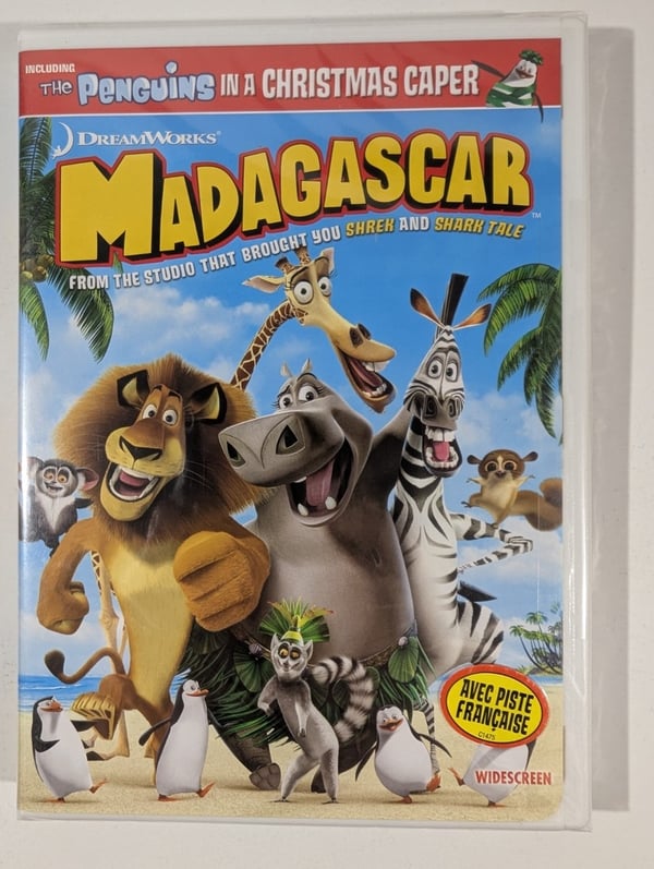 Madagascar: Pingvinene i en Julefortelling (DVD)