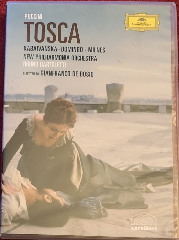 Puccini: Tosca med Kabaivanska, Domingo, Milnes, Bartoletti (DVD)