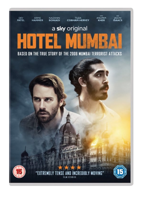 Hotel Mumbai DVD - Nazanin Boniadi, Tilda Cobham-Hervey, Jason Isaacs