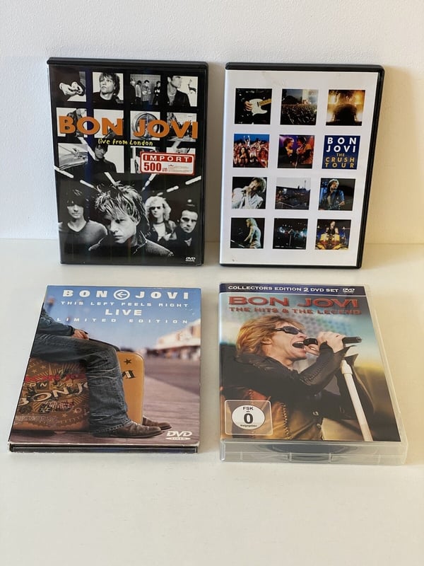 4 Bon Jovi DVD-pakke