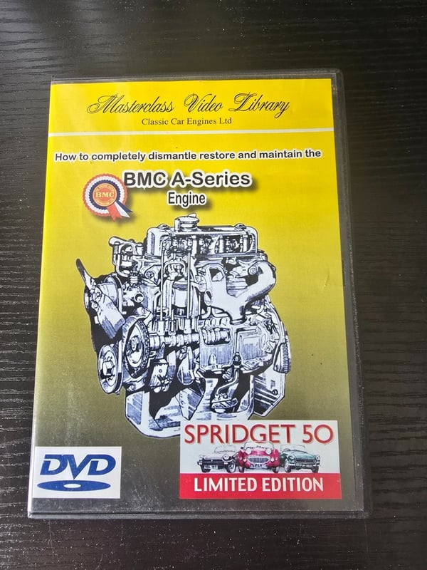 BMC A-serie Motor: Demontering & Restaurering DVD (2008)