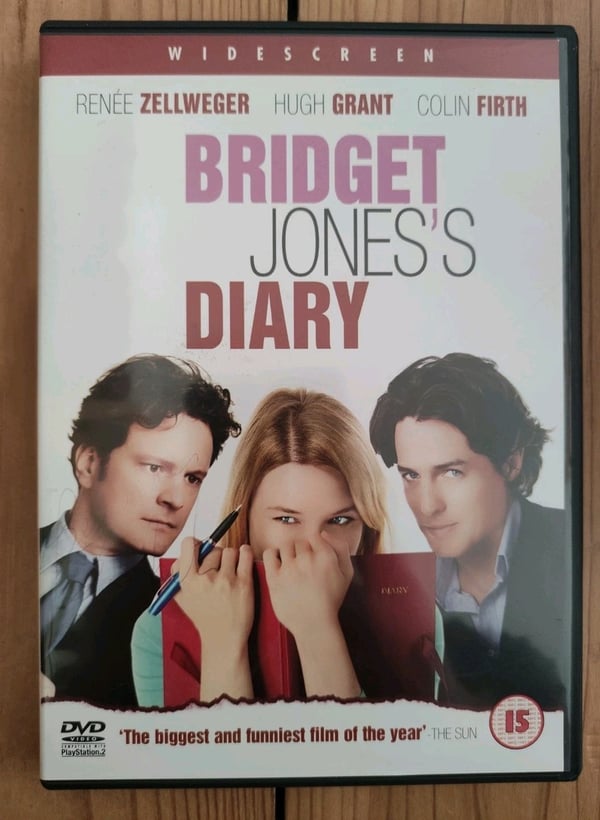 Bridget Jones's dagbok DVD (2001) - Hand Signerad