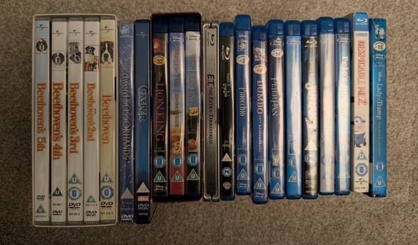 Barne-DVD og Blu-ray: Disney og andre favoritter