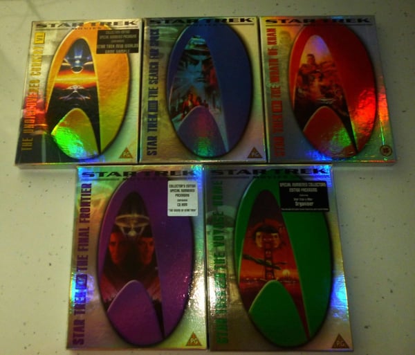Five Individually Numbered Collectors Edition Star DVD