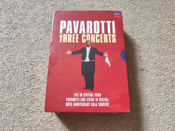 Luciano Pavarotti: De tre koncerter – DVD (2007)