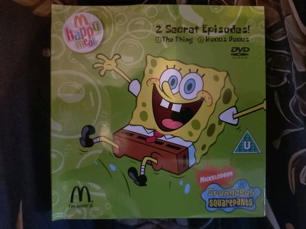 Svampebob Firkant: 2 Hemmelige Afsnit DVD