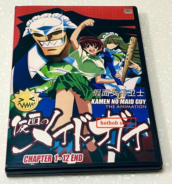 Kamen no Maid Guy (Vol. 1-12) Anime DVD englanninkielisillä teksteillä