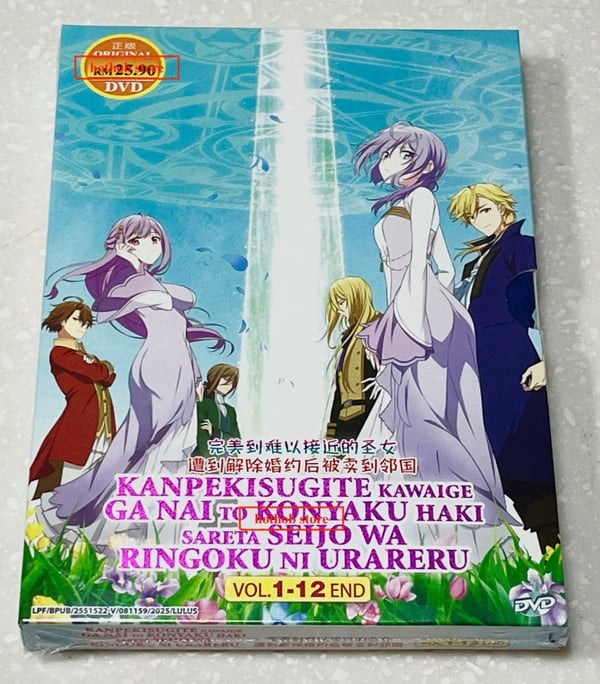 The Too-Perfect Saint (Vol. 1-12) – Anime DVD englanninkielisellä tekstityksellä
