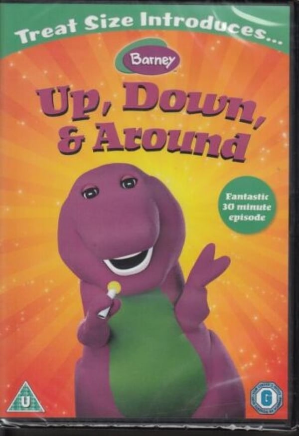 Barney Upp, Ner & Runt DVD (2013)