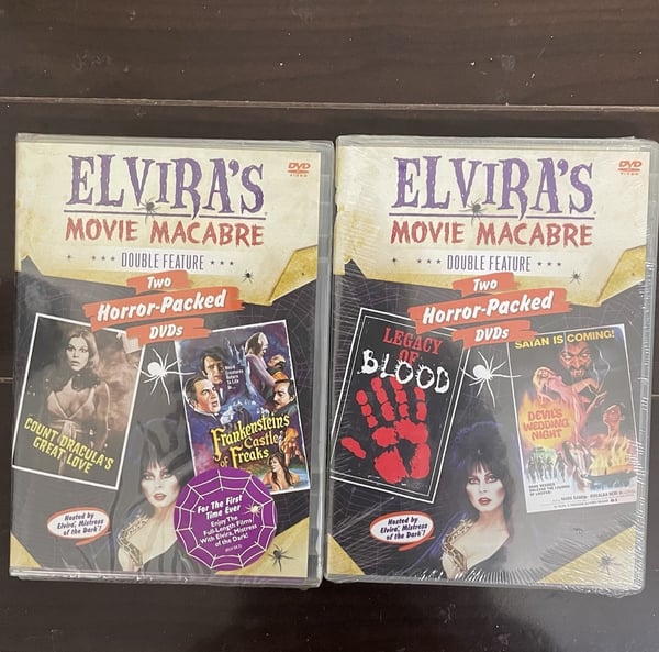 Elvira's Movie Macabre 4-Disc Sæt: Blood, Death, Frankenstein, Vampires, Castles DVD
