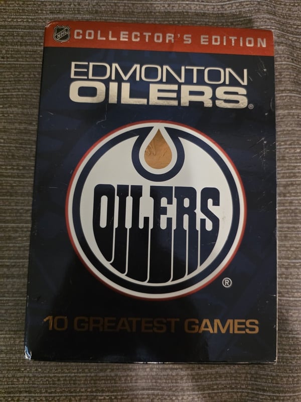 NHL Edmonton Oilers Greatest Games Set Warner EUC DVD (2008)