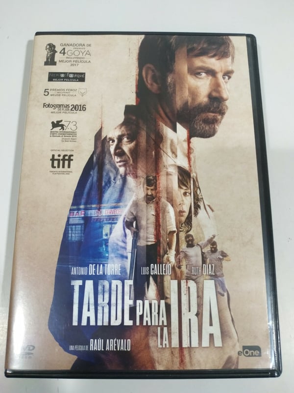 Tarde Para La Ira (2016) DVD – Spansk Thriller med Raúl Arévalo