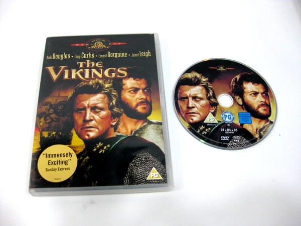 The Vikings DVD med Kirk Douglas, Tony Curtis, Janet Leigh