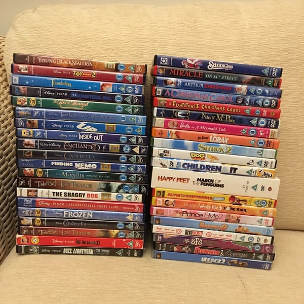 40x Bundle 'U' Children Films Disney Etc: Toy Story, Frozen DVD