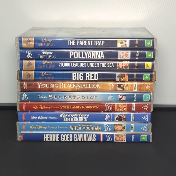 Disney Perhe-elokuvat x10: Ansa vanhemmille, Herbie ym. DVD-kokoelma Disney Perhe-elokuvat x10: Ansa vanhemmille, Herbie ym. DVD-kokoelma