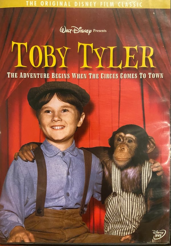 Toby Tyler (1960) Klassisk Walt Disney Familiefilm DVD