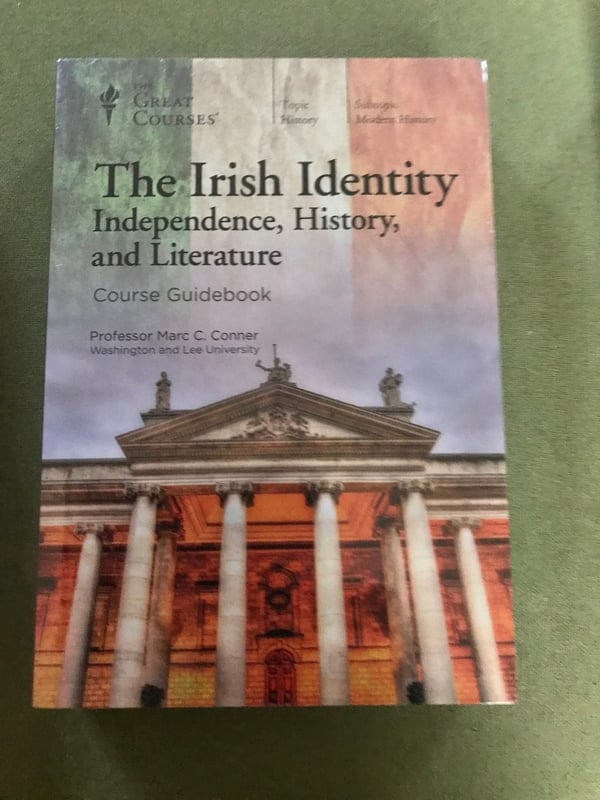 Great Courses: Den irske identitet – Historie, litteratur (DVD'er med bog)