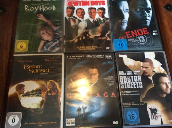 Ethan Hawke Filmpakke: Gattaca, Before Sunset, Boyhood m.fl. DVD