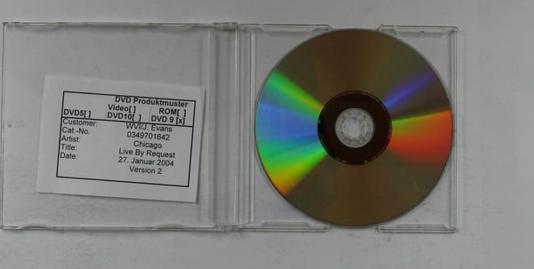 Chicago Live By Request EU Advance Test Rare! Produktmuster DVD (2002)