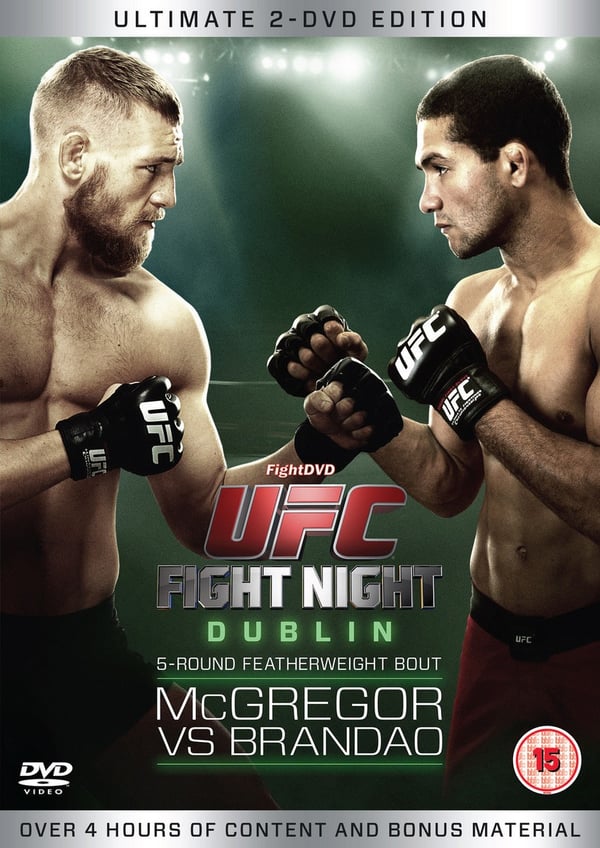 Conor McGregor VS Brandao UFC: Fight Night Dublin - 2 DVD